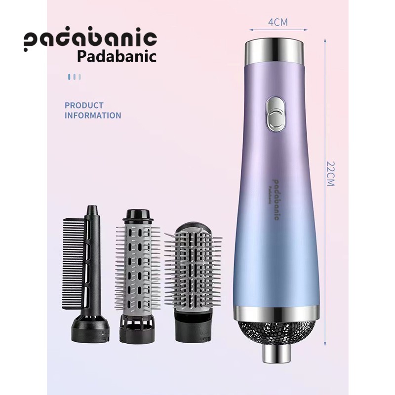 Máy Sấy Tóc 3 Cấp Độ Nóng Lạnh Công Nghệ Đức Công Suất Chuẩn 1200W Tay Cầm Phát Sáng Xanh Kèm Phụ Kiện Tạo Kiểu Tóc