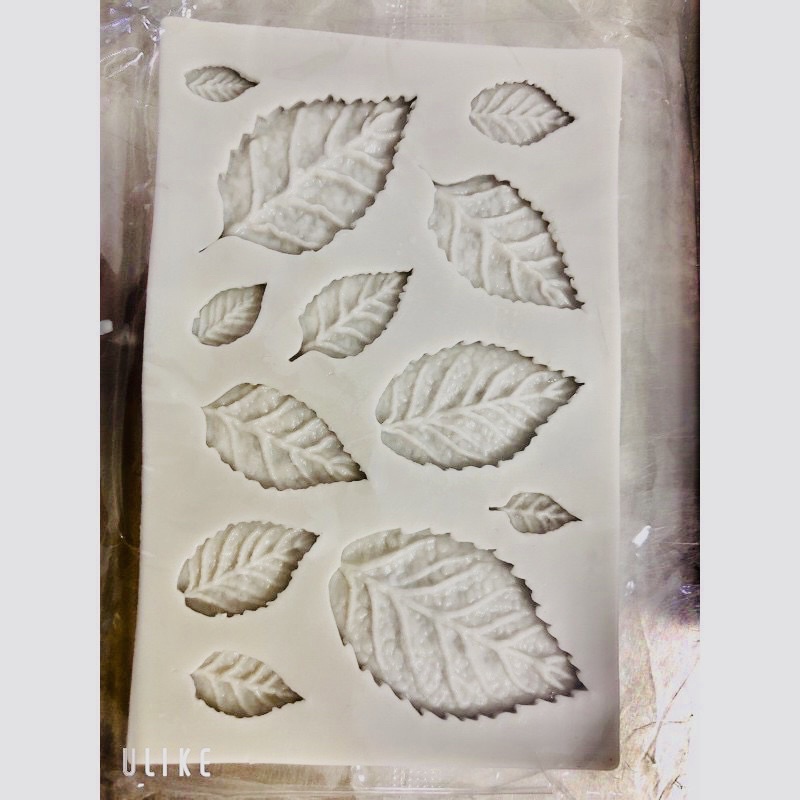 Khuôn silicon lá hồng