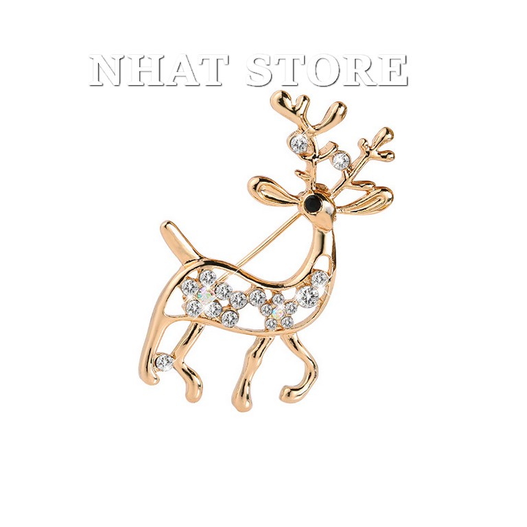 Ghim cài áo nam nữ NHAT STORE, trâm cài vest hình con hươu