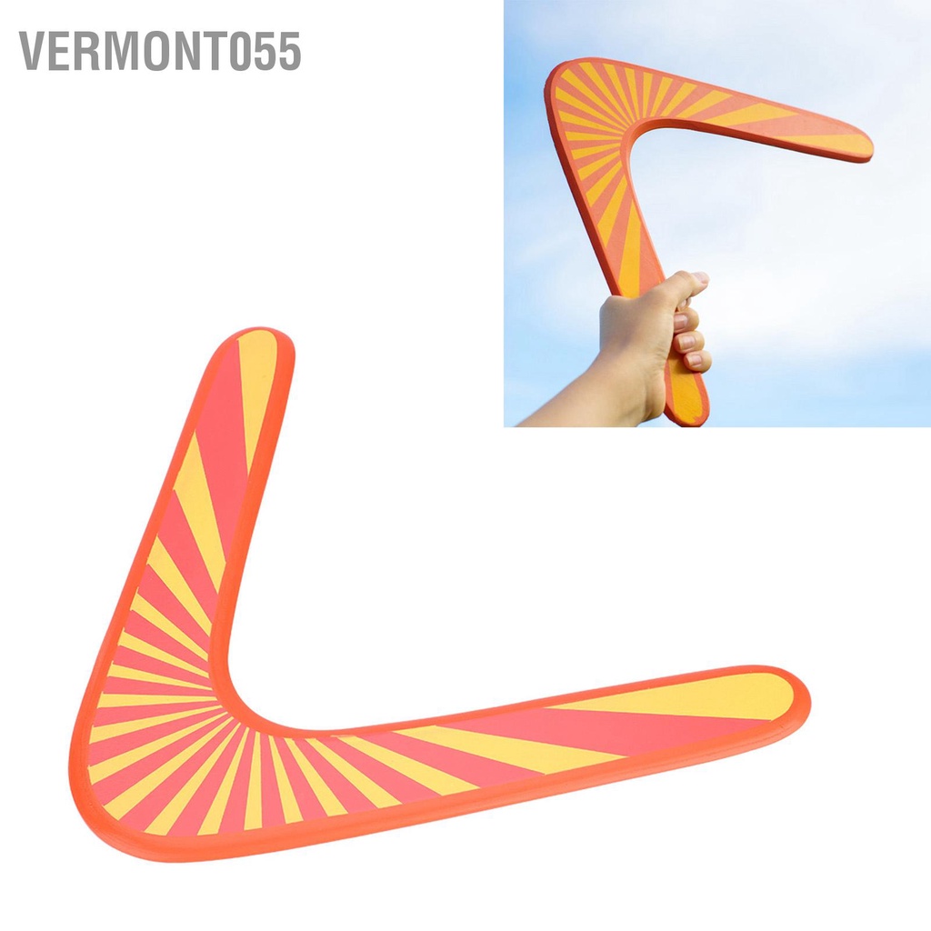 Có thể bán buôn Boomerang quay trở lại bằng gỗ cổ điển hình chữ V Trò chơi ngoài trời Đồ thể thao Vermont055 Hàng giao ngay