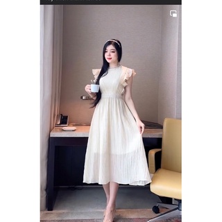 Váy đũi tơ viền ren tròn , hàng thiết kế 2 lớp