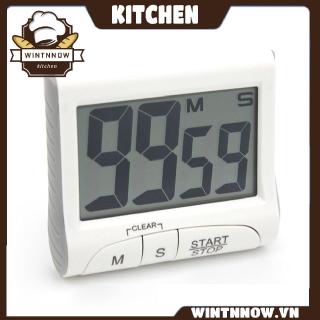 Màn hình kỹ thuật số LCD Hẹn giờ nấu ăn đa năng mini,Hẹn giờ nhà bếp Bộ hẹn giờ màn hình lớn Hẹn giờ điện tử đếm ngược di động
