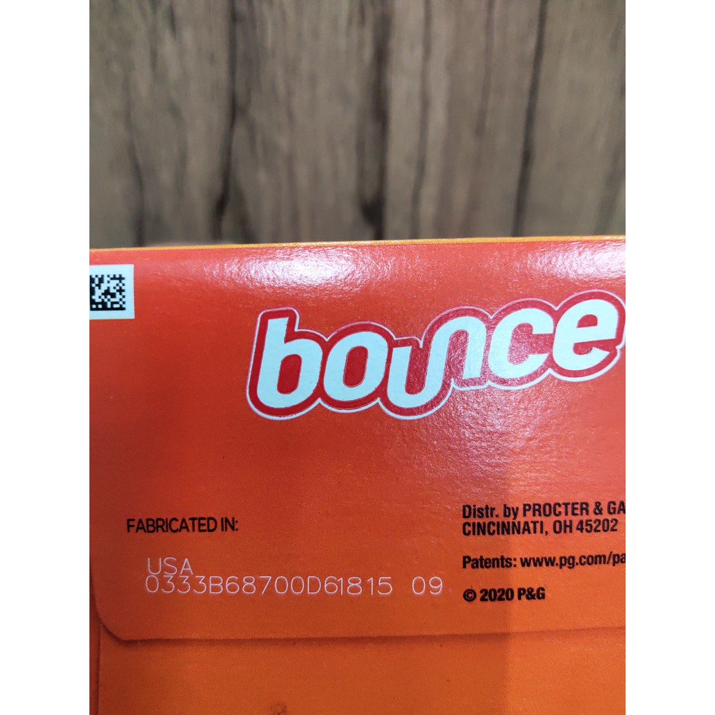 Giấy xả vải Bounce Outdoor Fresh Dryer 160  tờ