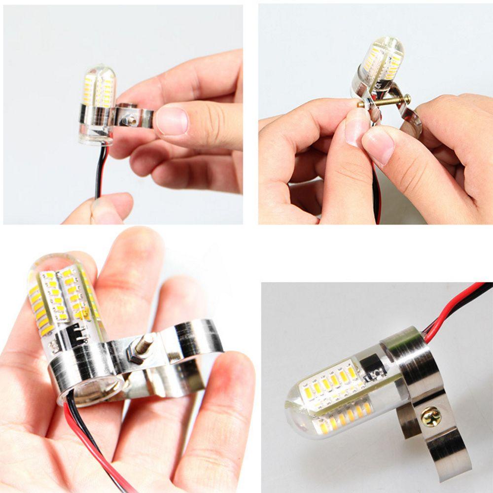 PISTA Đèn LED Câu Cá 48 Bóng Ánh Sáng Trắng / Trắng Ấm Chống Thấm Nước