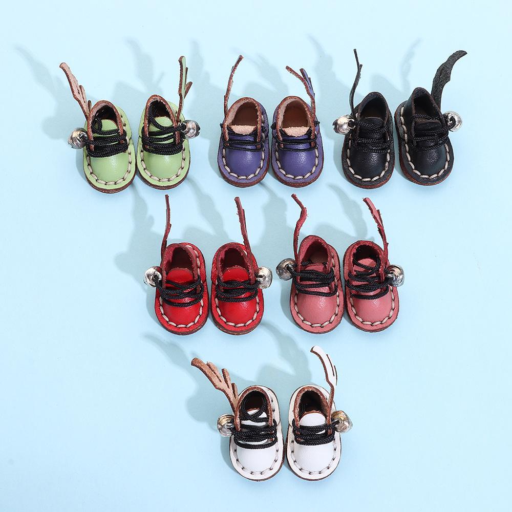 Giày Da Bò Cho Búp Bê obitsu11GSCbody9OB11 Tỉ Lệ 1 / 11 OB11