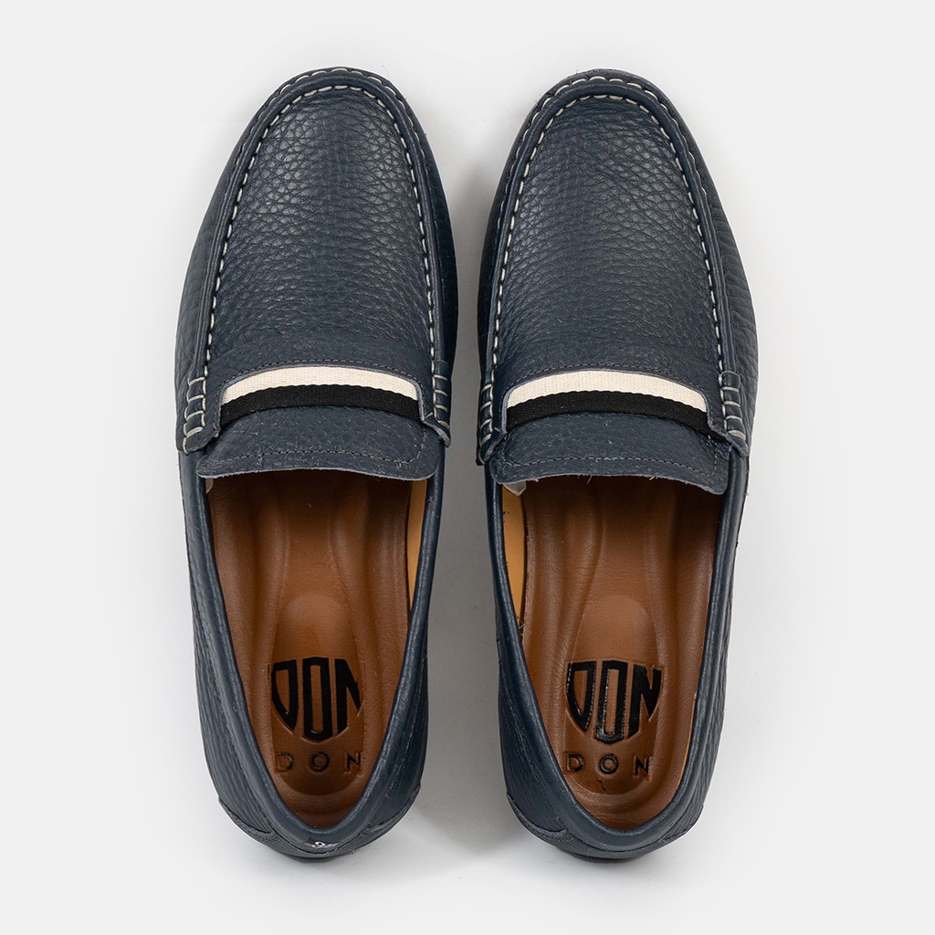 Giày Lười Nam Da Bò DON ITALO, Đế Khâu, Nhẹ, Mềm, Êm, Mát  , Bảo Hành Trọn Đời