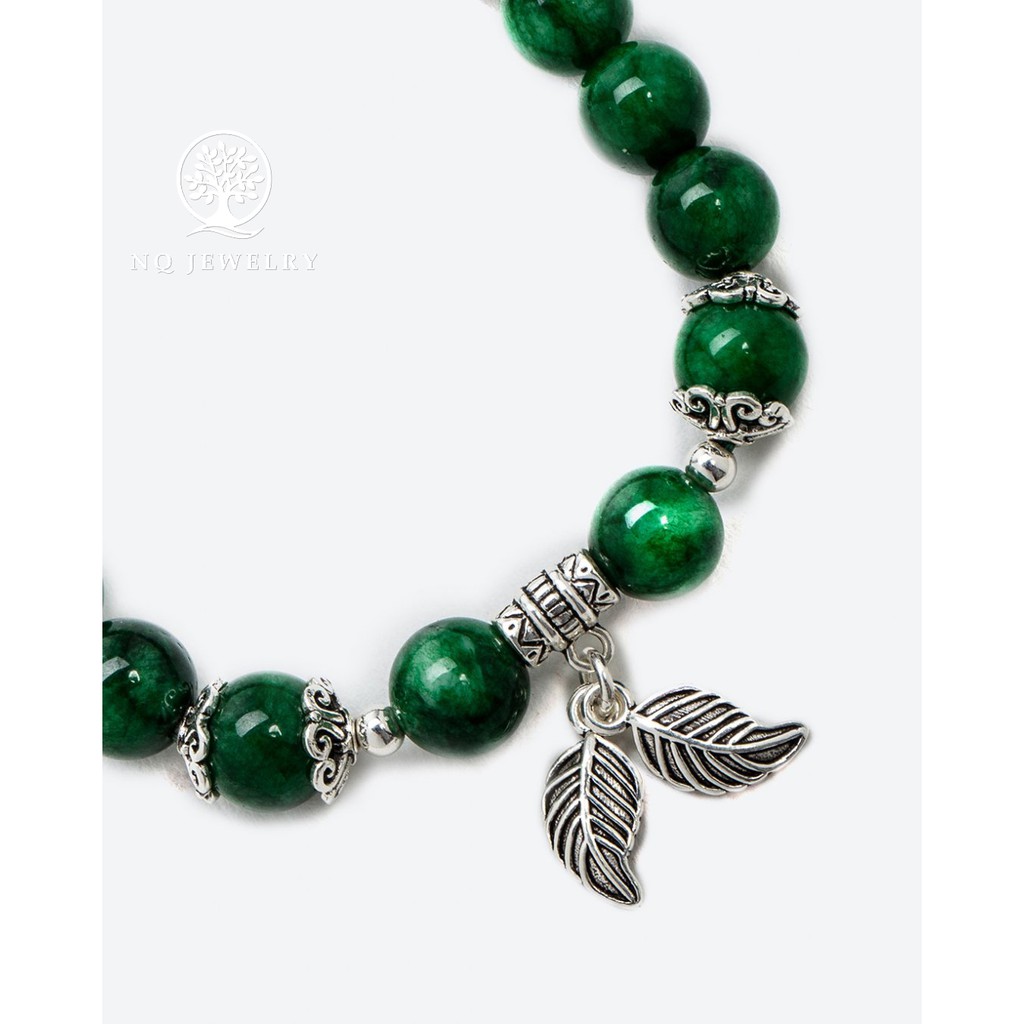 Vòng tay charm lá bạc - NQ Jewelry