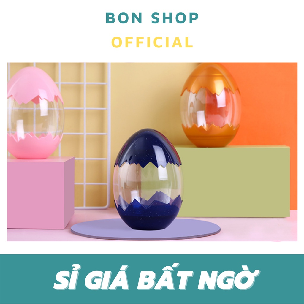 Chai nhựa hình Quả Trứng nhiều đựng nước, trà sữa, bánh kẹo và quà tặng