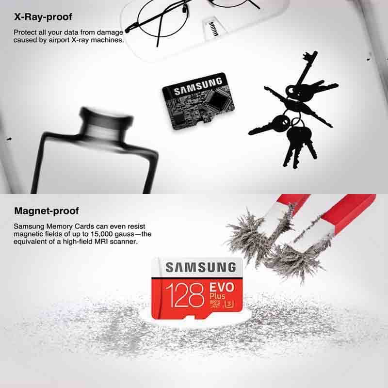 Thẻ nhớ Samsung EVO Plus SDHC 10 Class10 Micro SD c10 U3 TF 64GB 128GB 256gb 512GB