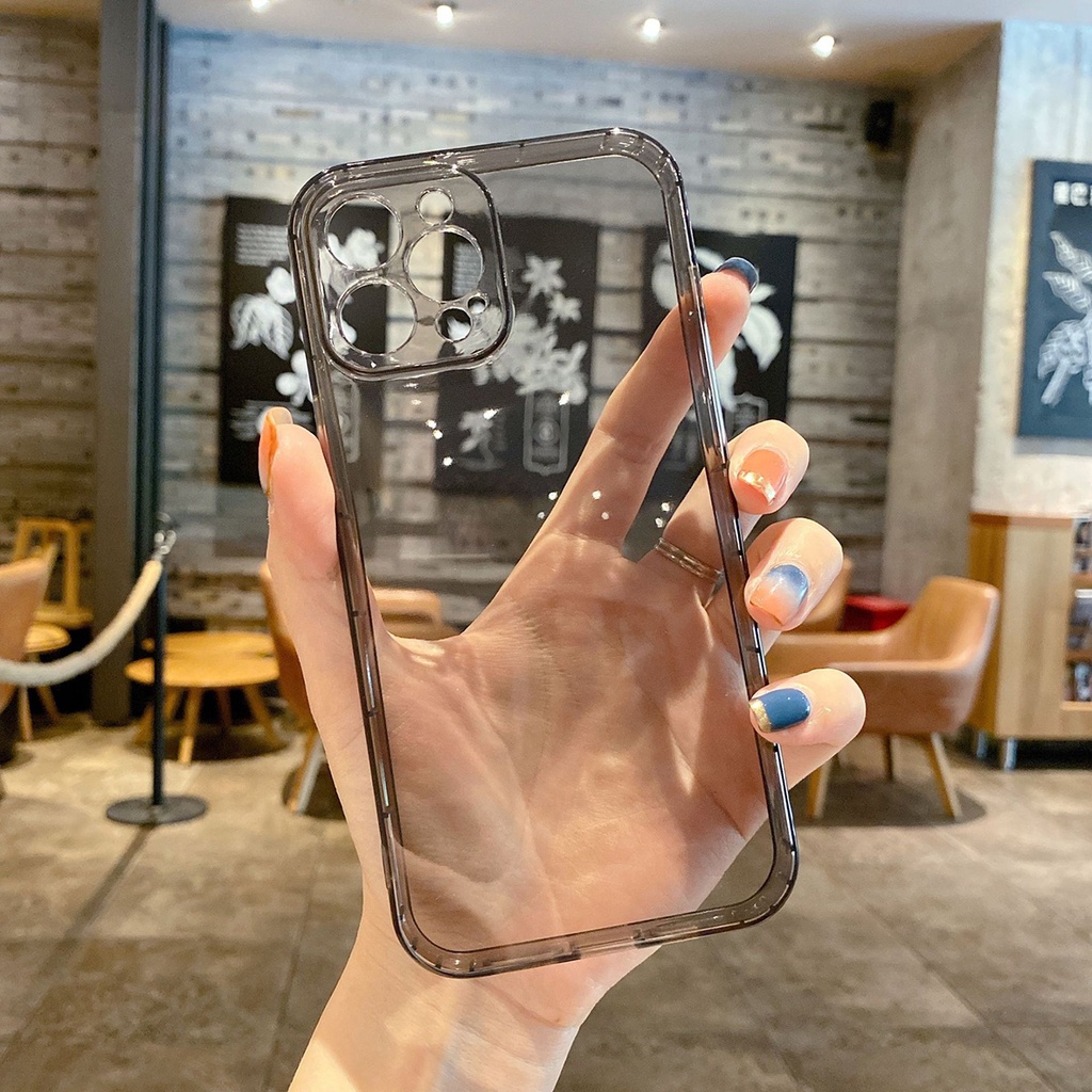 Ốp Lưng iphone Trong Suốt bảo vệ Camera cho IP 6 6s 7 8 Plus SE X XS XS Max 11 12 13 14 Plus Pro Max