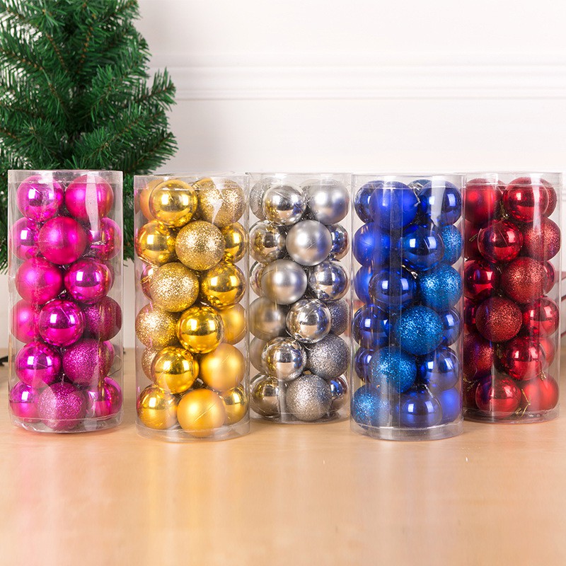Quả Châu Trang Tri Noel Đường Kính 6 CM ( 1 Quả)
