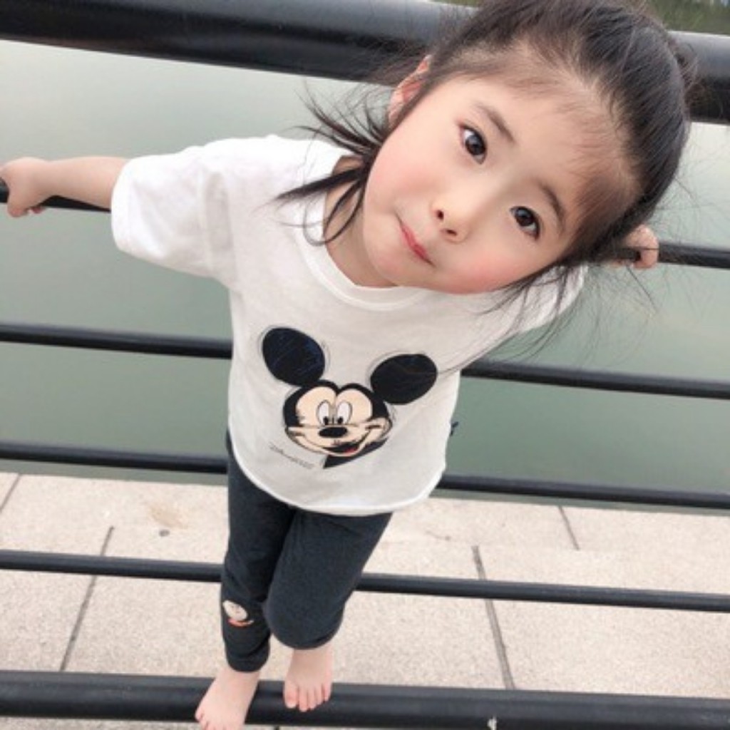 Áo Thun Mickey Family Cho Bé 💖 Áo Phông Cộc Tay Cotton Cực Chất Cho Bé Trai Bé Gái