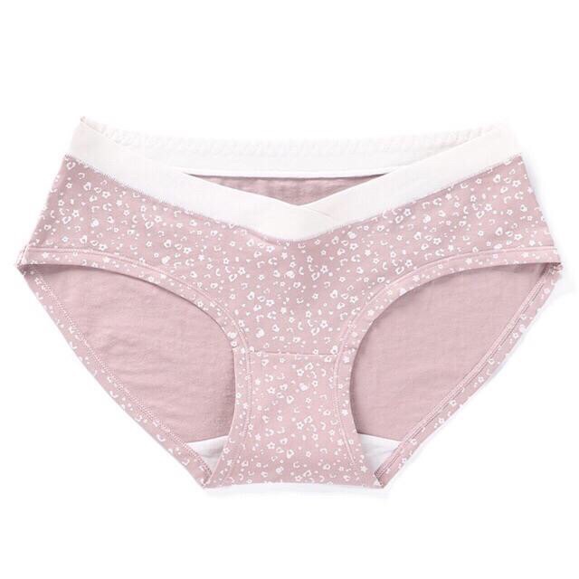 Quần lót bầu và sau sinh cạp chéo cotton