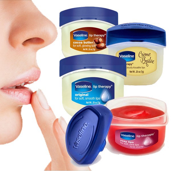 [Chính hãng] Sáp dưỡng môi Vaseline 4 vị Rosy Lips - Original - Creme Brulee - Cacao - Hồng - Trắng - Vani | BigBuy360 - bigbuy360.vn