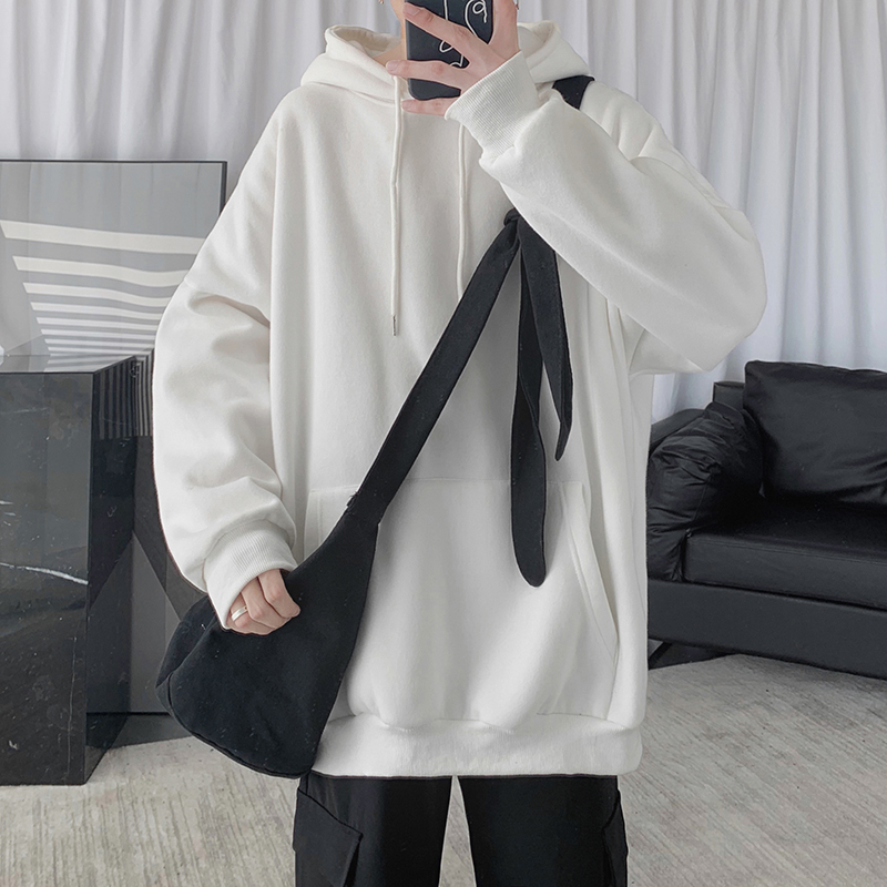 Áo hoodie nam dáng rộng phong cách thời trang Hàn Quốc