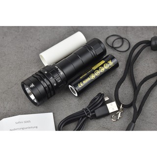 Sofirn - Đèn pin SD05 KIT - 2550 Lumens (Pin 21700 - 4000mAh) ( Bảo hành 1 năm)