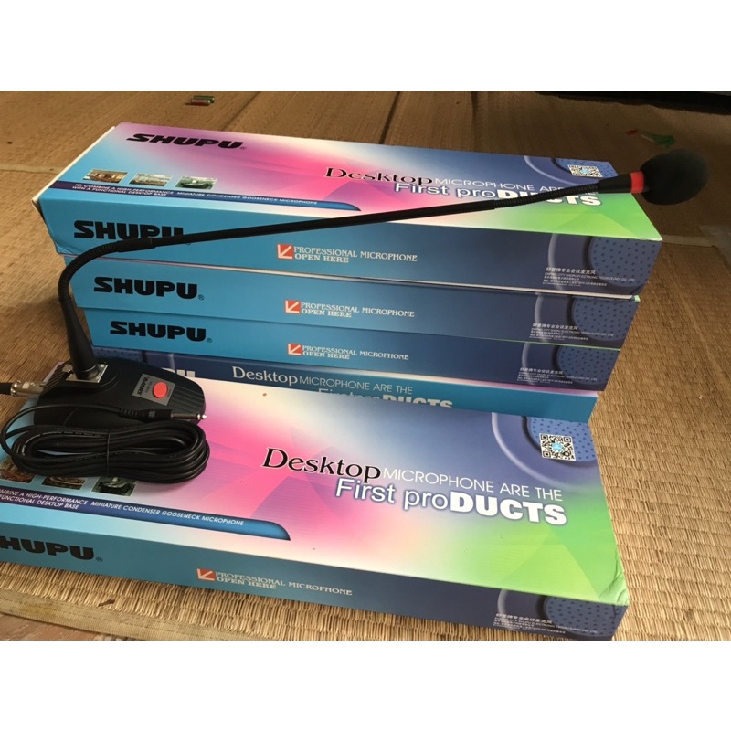 Micro Hội Nghị Shupu EDM 78A ĐỘ NHẠY CAO - Có Đèn Báo Nguồn, Tặng kèm Dây Mic