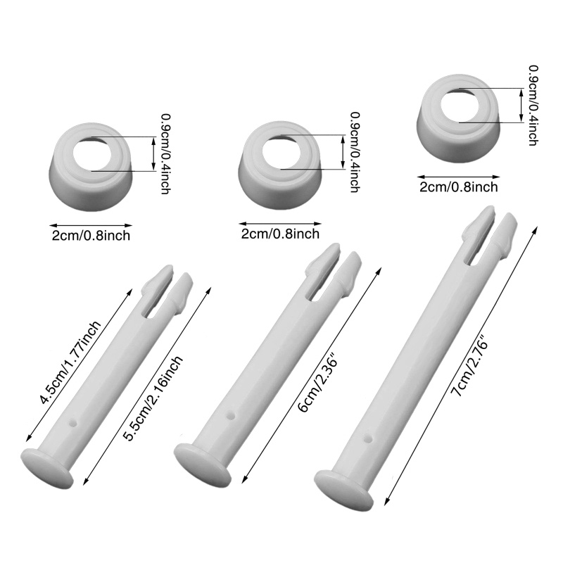 Set 12 Đầu Nối Bằng Nhựa Thay Thế Cho Bể Bơi