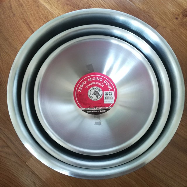 Thau Trộn Inox Zebra 18cm-1200ml,21cm-2000ml,24cm-3200ml-135018,135021,135024