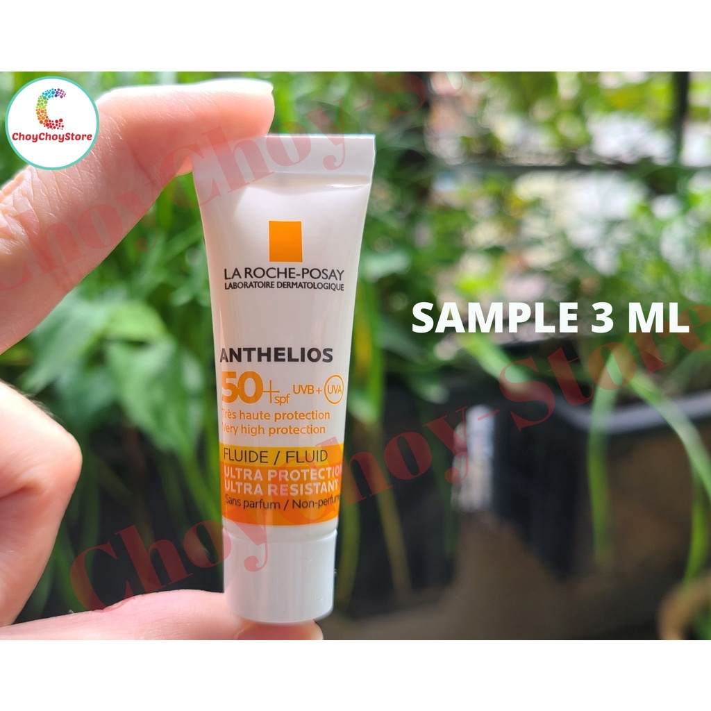 [SAMPLE 3ML HSD 8/23] Kem chống nắng LA ROCHE POSAY Anthelios Fluid SPF 50+ 3 ml  dạng sữa lỏng nhẹ không nhờn rít