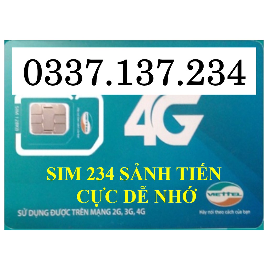 SIM SỐ ĐẸP VIETTEL SẢNH TIẾN 234 - THUẬN BUỒM XUÔI GIÓ