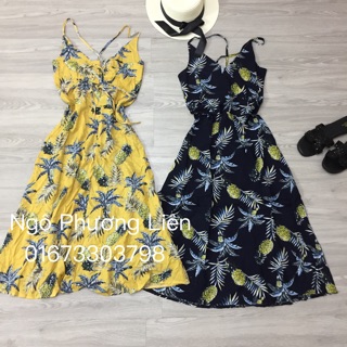 Maxi dứa đan dây