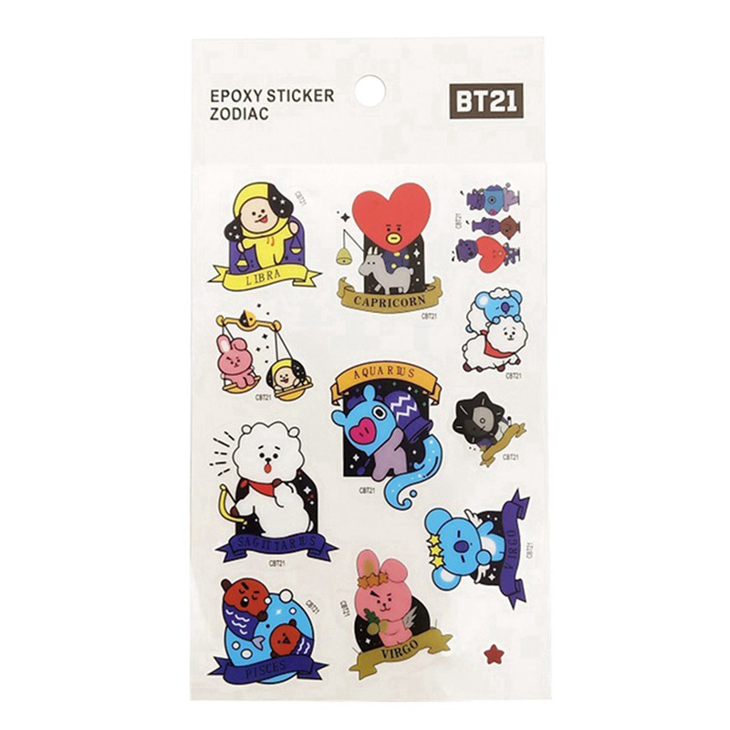 1 Tấm Sticker Dán Điện Thoại Hình Bt21