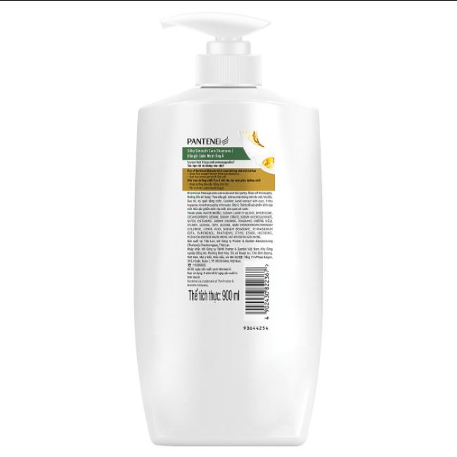 Dầu Gội Pantene Suôn Mượt Óng Ả Silky Smooth Care 900ml