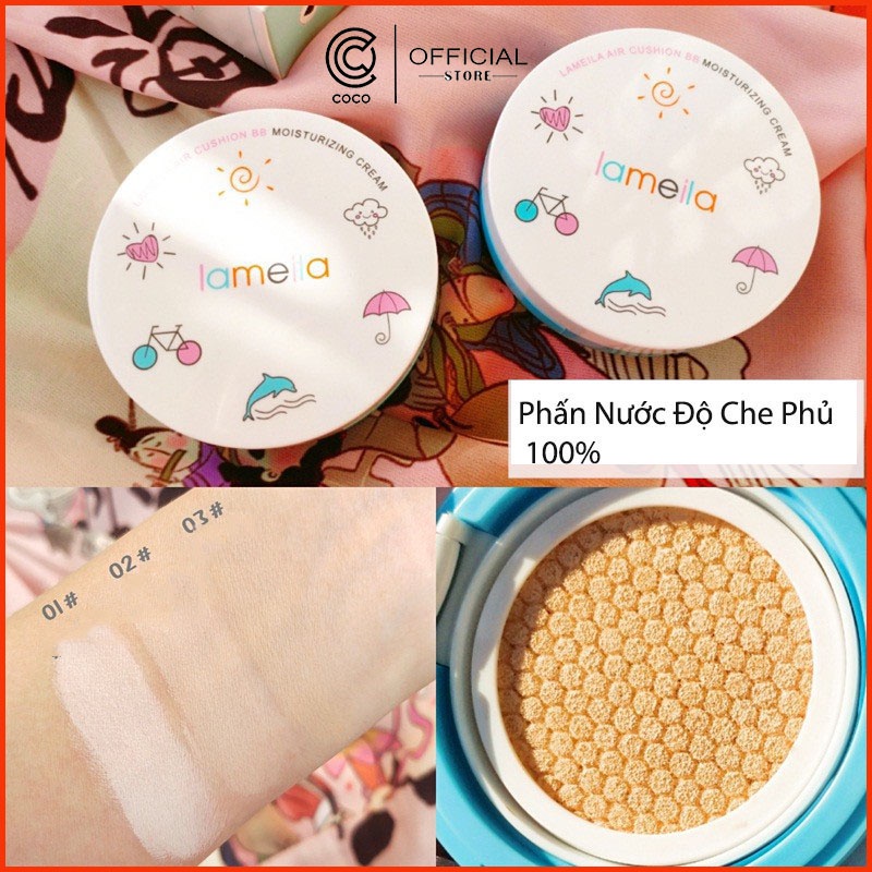 Phấn Nước BB Lameila Air Cushion Sunisa Hoạt Hình - Mẫu Mới Giúp Gương Mặt Đẹp Không Tì Vết