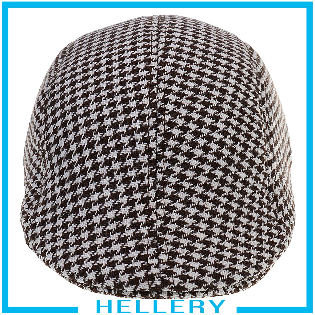 [HelleryVN] Mũ Nồi Cotton Phẳng Cổ Điển Có Răng Dành Cho Bé Trai Bé Gái