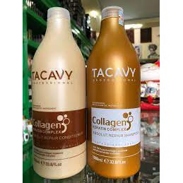 TACAVY- CẶP DẦU GỘI DẦU XẢ DƯỠNG ẨM PHỤC HỒI SIÊU MỀM MƯỢT HƯƠNG NƯỚC HOA COLAGEN TACAVY 1000 ML | BigBuy360 - bigbuy360.vn