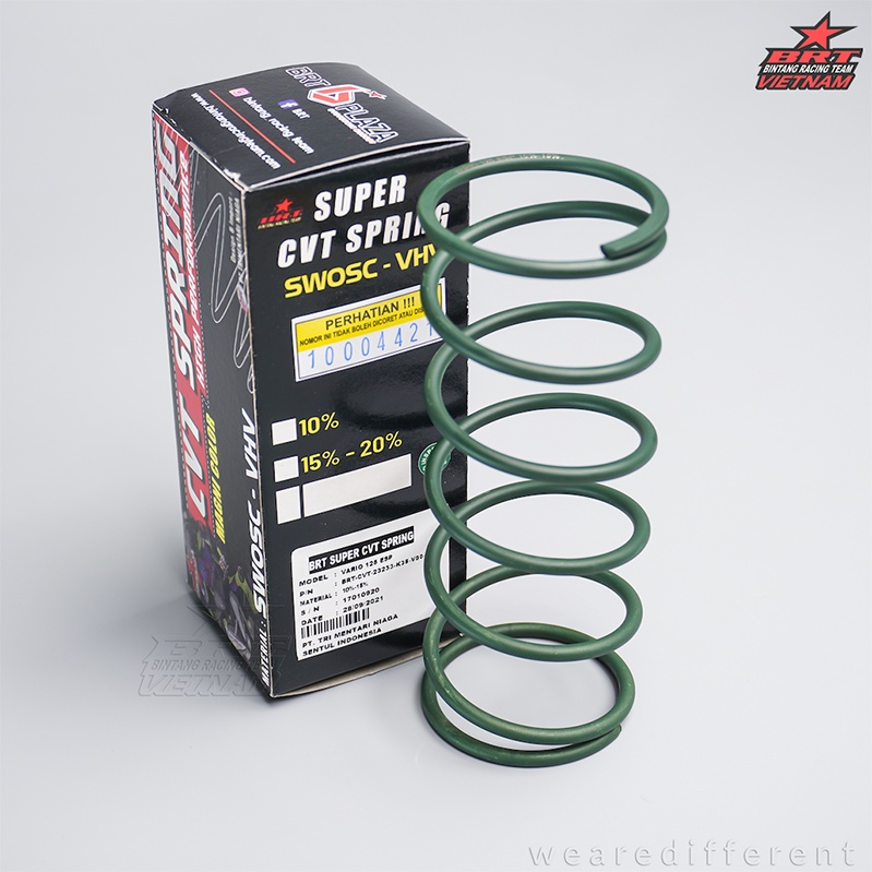 Lò xo trụ CVT BRT Lò xo Nồi sau độ cho  Vario/Airblade/PCX/SH/Vision/NVX