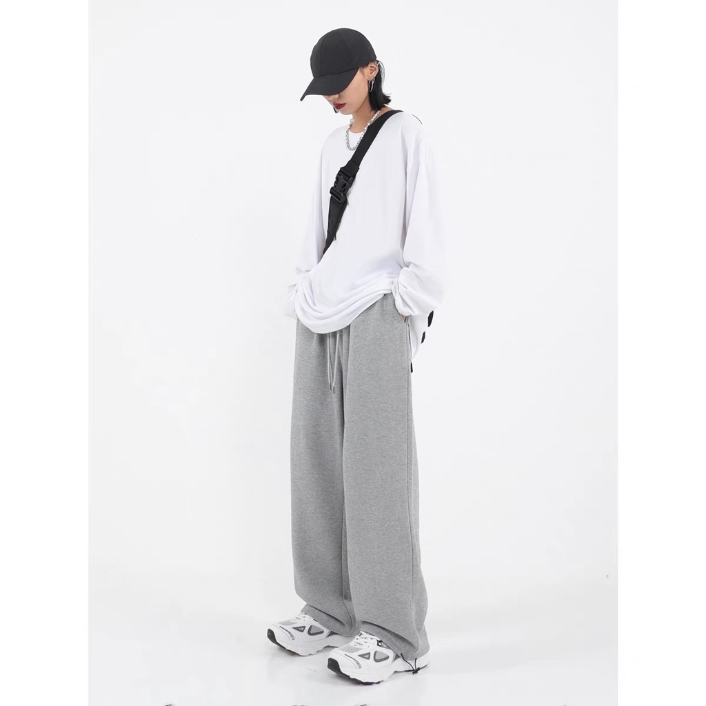 Quần jogger dây rút NEDY form rộng unisex nam nữ (Ảnh thật/Có sẵn)