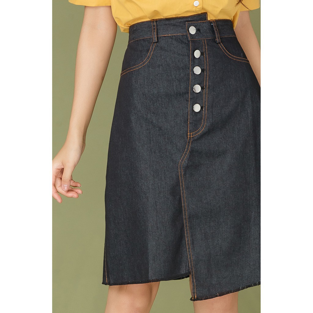 92 Wear - Chân váy jean lệch gấu -Hàng nhập khẩu | BigBuy360 - bigbuy360.vn