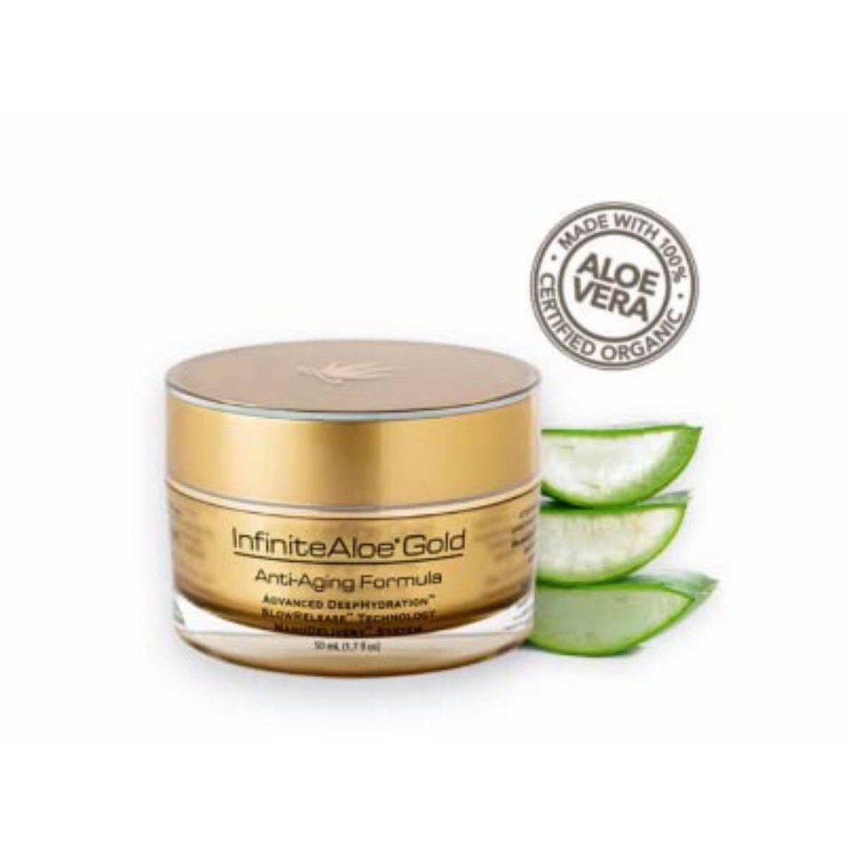 Kem dưỡng da Infinite Aloe Lô hội vàng chống lão hóa 48g