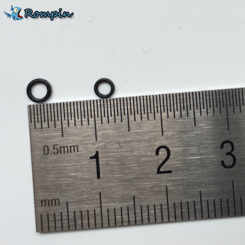 Set 100 Vòng Đệm Chữ O 3.1mm&amp;3.7mm Dùng Trong Câu Cá