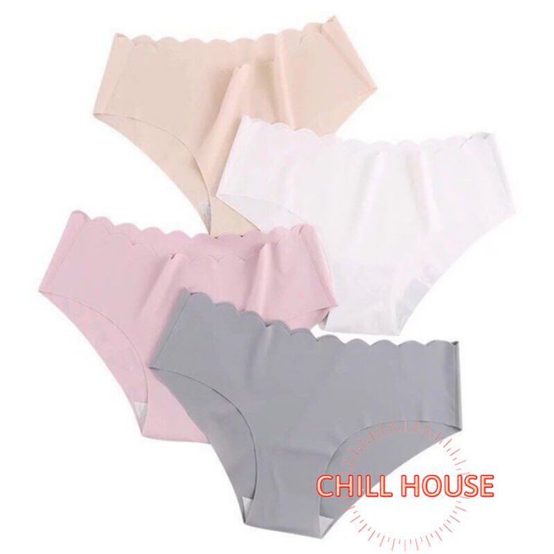 Quần lót đúc su không đường may cạp viền sóng siêu đẹp 1033 - CHILLHOUSE