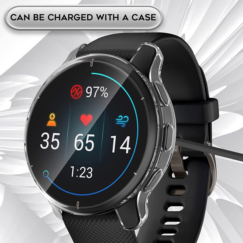 Ốp Bảo Vệ Màn Hình Bằng TPU Mềm HD Cho Garmin Venu 2 Plus/Venu 2 Plus