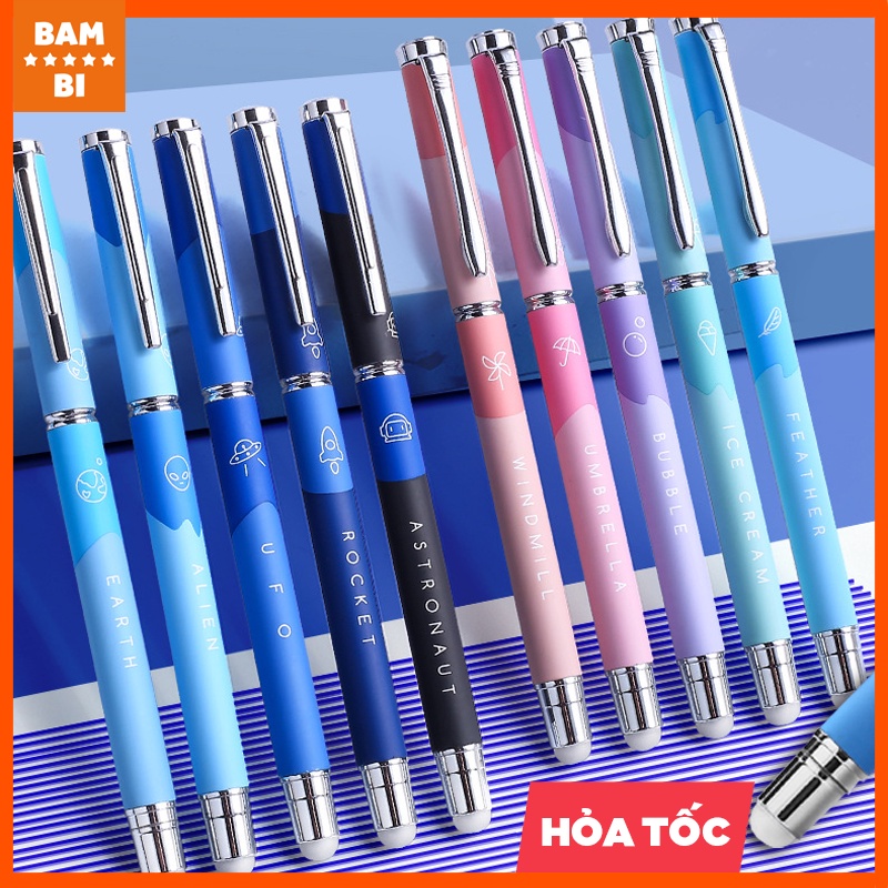 Bút máy/ bút mực xóa được Kèm 1 Ống mực tiện lợi cho bé nhiều mẫu