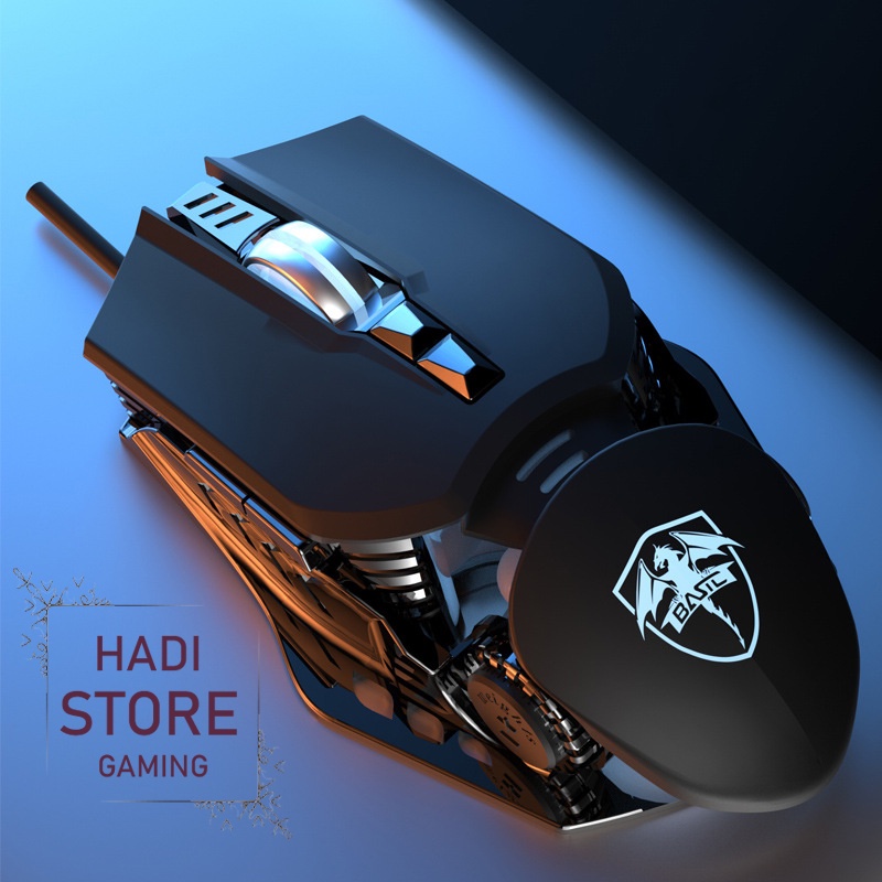 Chuột Gaming, Chuột Chơi Game Máy Tính PC, Laptop Có Dây Led RGB 6400 DPI G530 Gragon Chính Hãng HADI_STORE GAMING