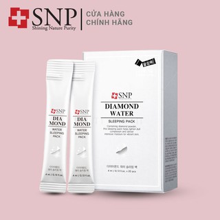 Mặt nạ ngủ tinh chất kim cương SNP Diamond Water Sleeping Pack 100g