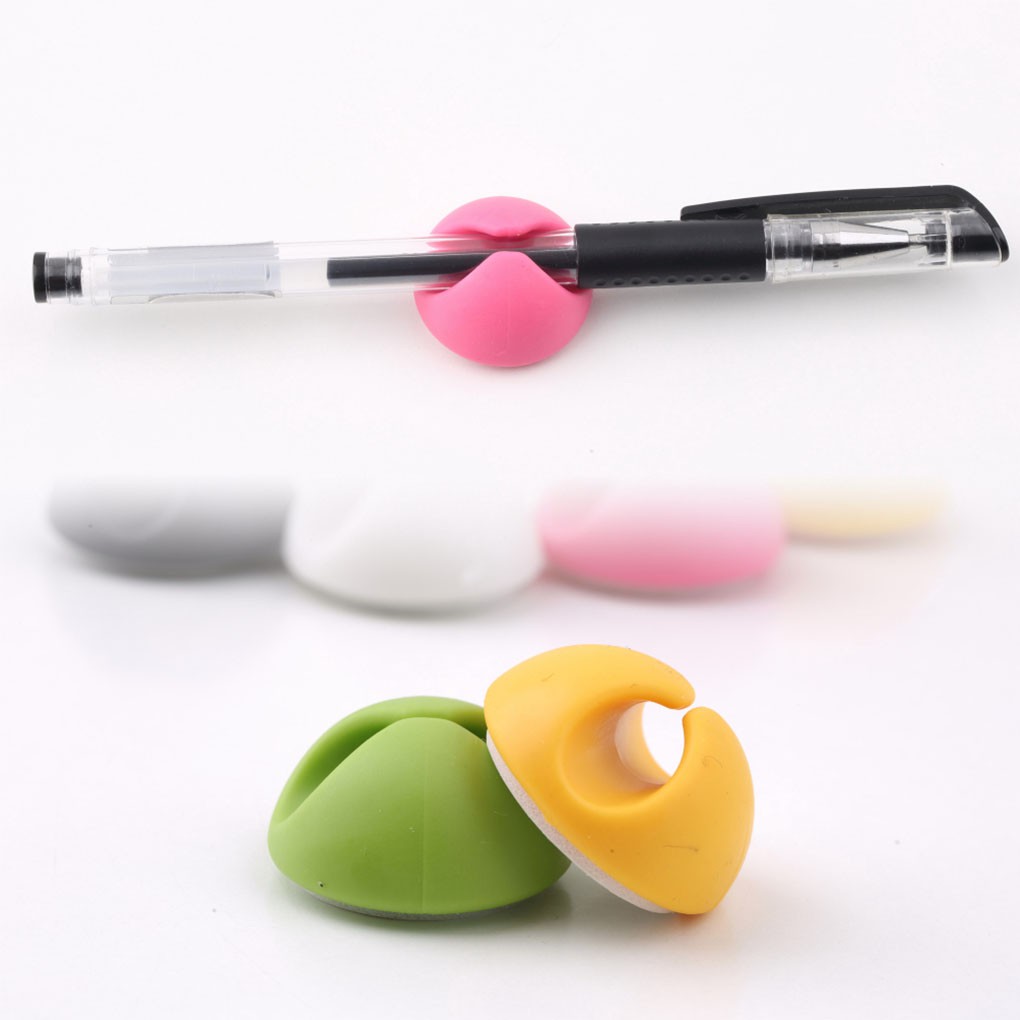 Phụ kiện quấn dây cáp/ tai nghe/ điện thoại hình tròn nhiều màu tùy chọn tiện lợi