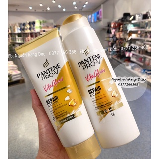 [Nội địa Đức- hàng air] Dầu gội xả Pantene Đức phục hồi hư tổn toàn diện Vitaglow - Mẫu mới nhất