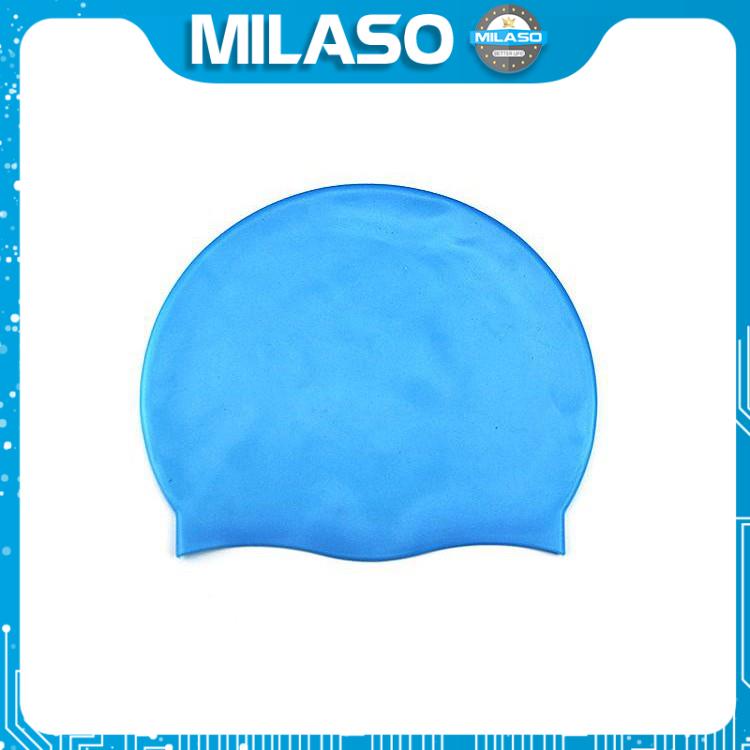 Nón bơi silicon cho người lớn MILASO Zoto unisex trùm kín đầu chống nước bơi lội an toàn SS-001159
