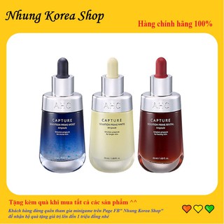(Đủ bill) Tinh Chất Dưỡng Ẩm Trắng Da AHC Capture Solution Max Ampoule Chính Hãng