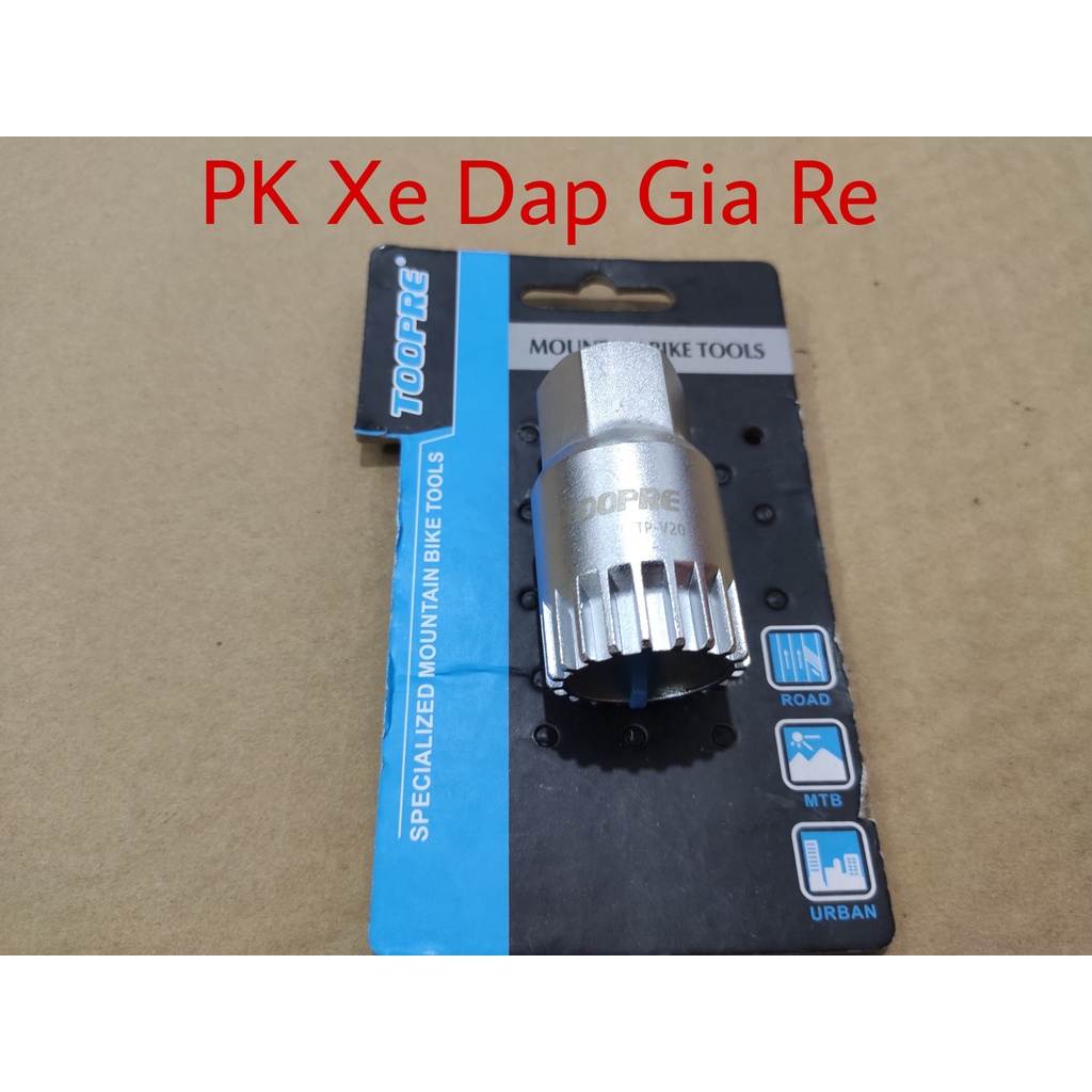 Cảo trục giữa xe đạp TOOPRE cao cấp, Dụng cụ tháo trục giữa bạc đạn - PK Xe Dap Gia Re