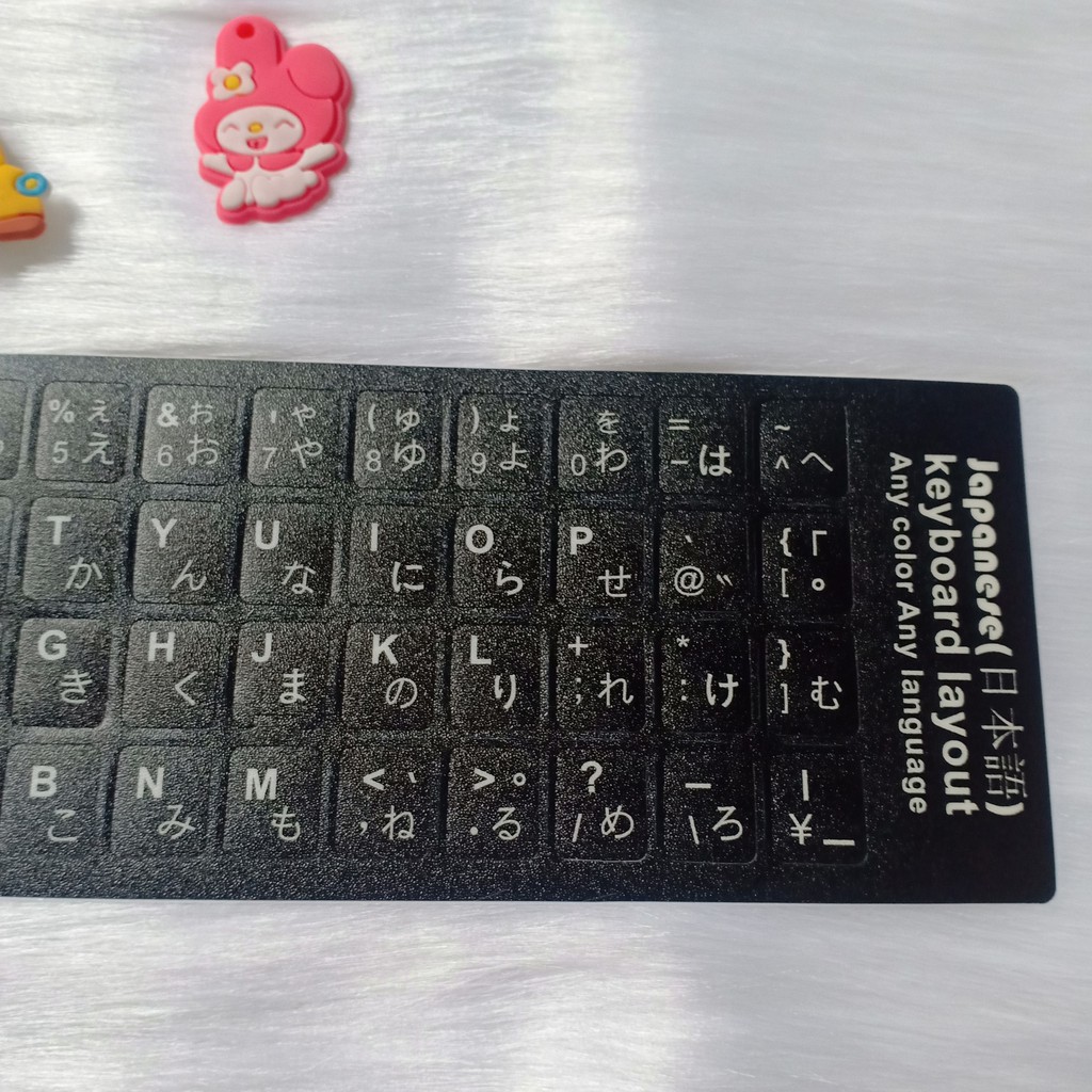 Miếng dán bàn phím tiếng Nhật