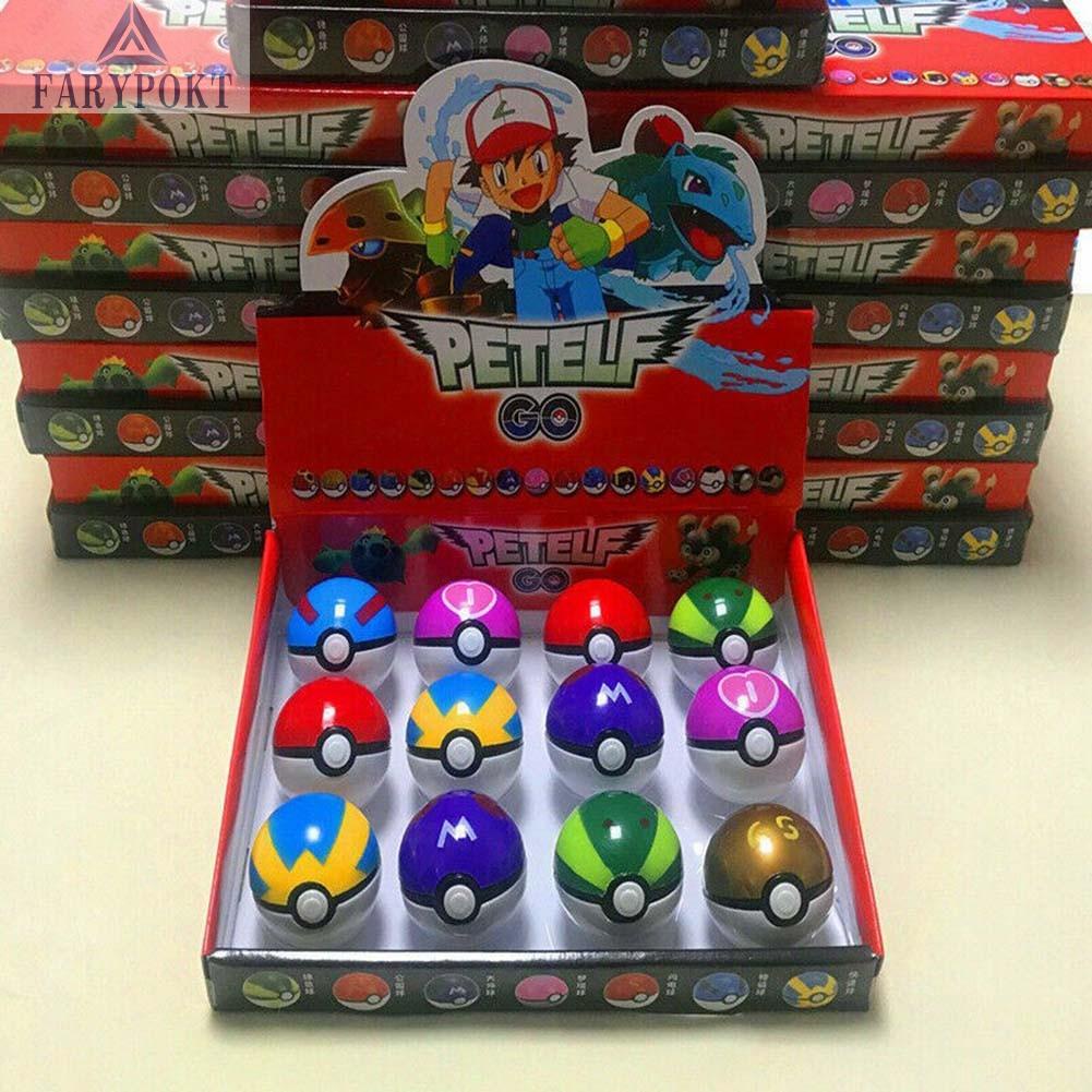 Set 12 Quả Bóng Pokemon Go 100% Chính Hãng Thân Thiện Với Môi Trường