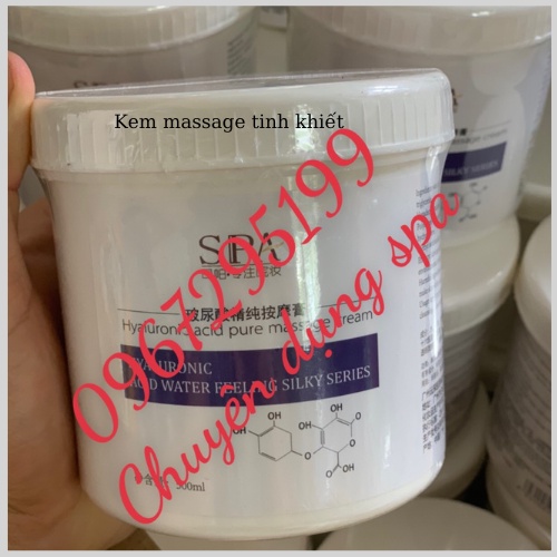 Kem massage hoa hồng, hoa cúc, tinh khiết massage mặt spa mềm mịn không kích ứng