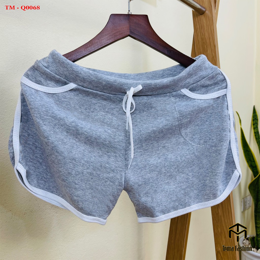 Quần đùi nữ TEMA cao cấp  - quần short nữ basic chất cotton mềm mịn mát mặc ở nhà đi tập năng động thoải mái | BigBuy360 - bigbuy360.vn